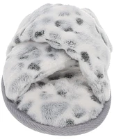 Rachel Rachel Roy Women's Gift Set with X-Band Plush Slipper and Cheetah Blanket Set