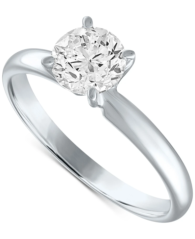 Gia Certified Diamond Engagement Ring (1 ct. t.w.) 14k White Gold or &