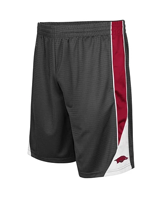 Men's Colosseum Charcoal Arkansas Razorbacks Turnover Shorts