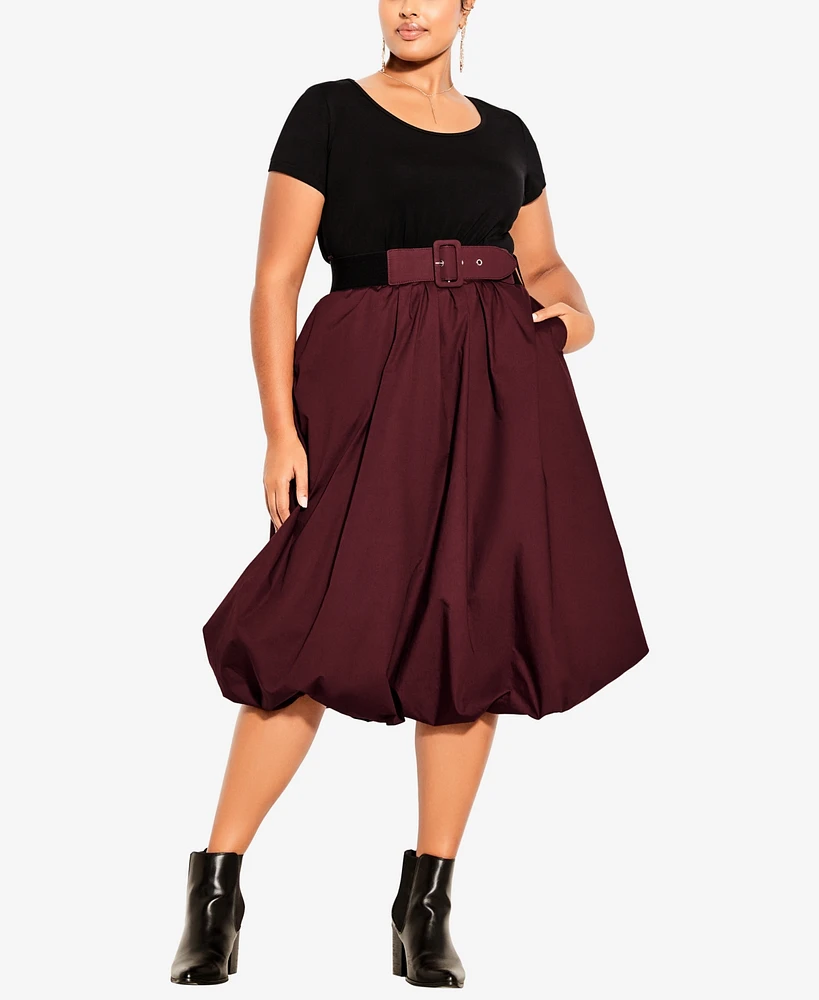 City Chic Plus Paris Days Dress