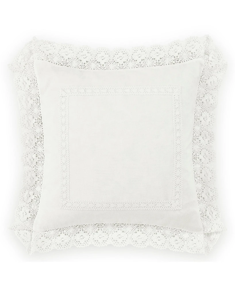 Laura Ashley Annabella Decorative Pillow, 18" x 18"