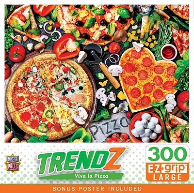 Masterpieces Trendz - Viva La Pizza 300 Piece Ez Grip Jigsaw Puzzle