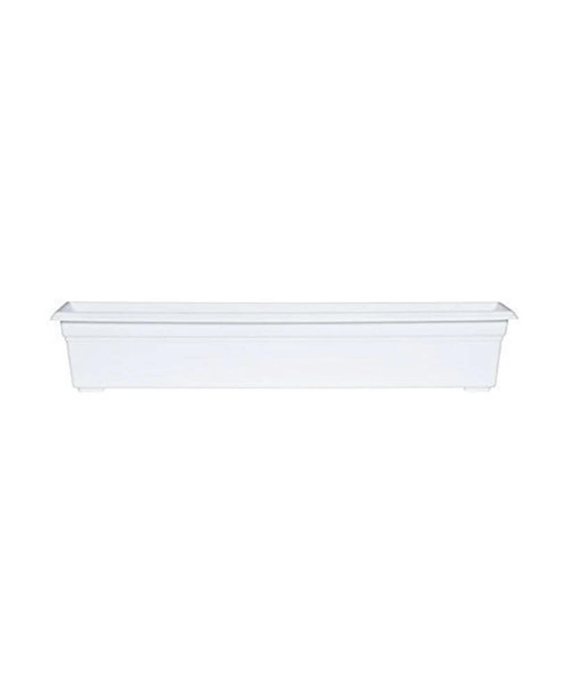 Novelty (#16362) Countryside Flower Box Planter, White - 36"
