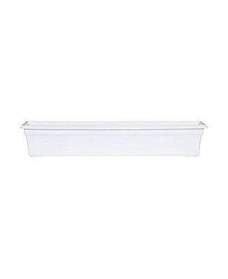 Novelty (#16362) Countryside Flower Box Planter, White - 36"