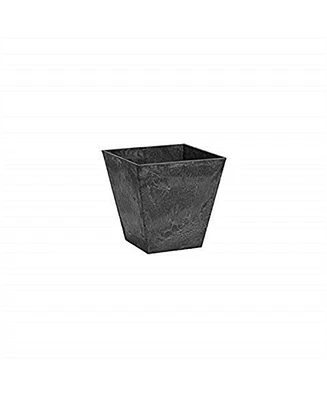 Novelty Black ArtStone Ella Square Planter 12 Inch