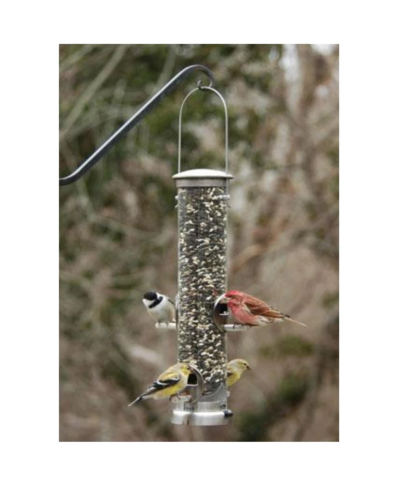 Aspects Quick-Clean Seed Tubes, Brushed Nickel, Medium - 4 Ports