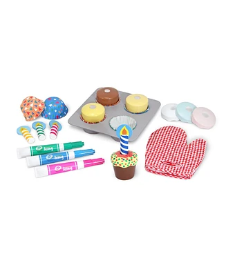 Melissa and Doug Toy, Bake and Decorate Cupcake Set