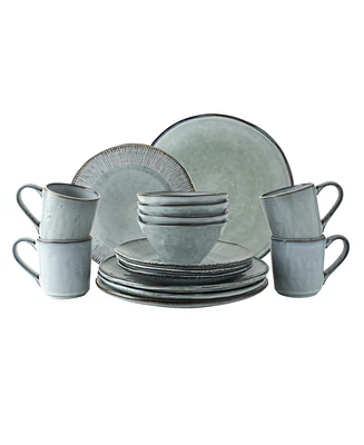 Dutch Rose Amsterdam 16 Pc. Dinnerware Set, Service for 4
