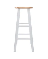 Winsome Element 2-Piece Wood Bar Stool Set