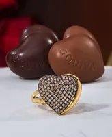 Le Vian Godiva x Le Vian Chocolate Diamond Heart Ring (1-1/5 ct. t.w.) in 14k Gold