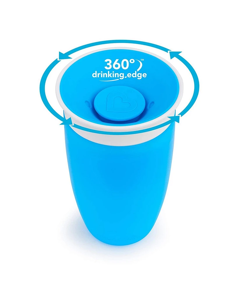 Munchkin Toddler Miracle 360 Trainer and Sippy Cup Set, 7 and 10 oz, 3 Pack