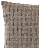 Nautica Saybrook Knit Yarn Dye Cotton Decorative Pillow, 16" x 16"
