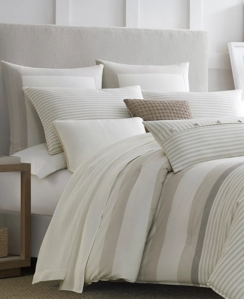 Nautica Saybrook Yarn Dyed Cotton Canvas Sham, European