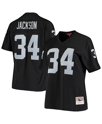 Women's Mitchell & Ness Bo Jackson Black Las Vegas Raiders 1988 Legacy Replica Jersey