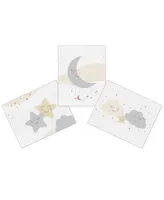 Lambs & Ivy Goodnight Moon 3-Piece Unframed Nursery/Child Wall Art 11” X 14”