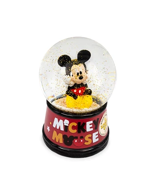 Disney Mickey Mouse Light-Up Snow Globe with Swirling Glitter Display Piece Decoration | Home Decor for Kids Room Essentials | Precious Keepsake, Cute