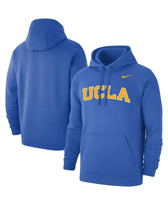 Men's Nike Blue Ucla Bruins Logo Club Pullover Hoodie