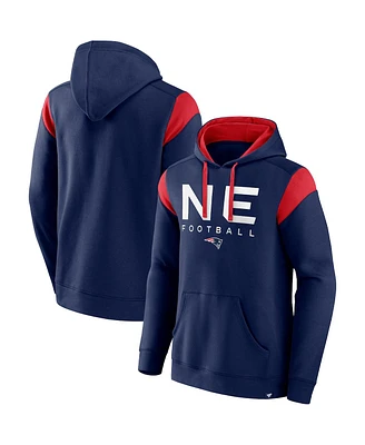 Men's Fanatics Navy New England Patriots Call The Shot Pullover Hoodie