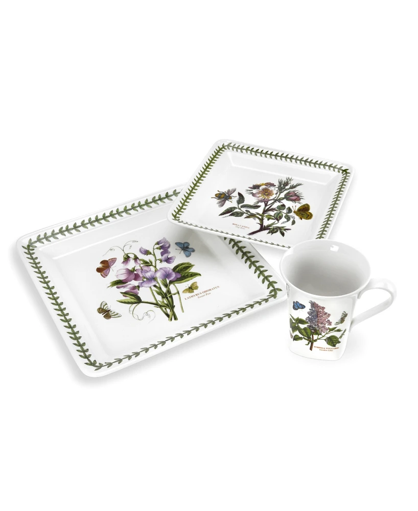 Portmeirion Botanic Garden Square 22 Pc. Dinnerware Set, Service for 4, Exclusively at Macy's