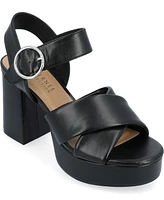 Journee Collection Women's Akeely Platform Sandals