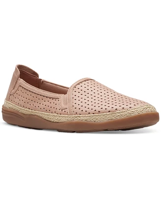 Clarks Women's Elaina Ruby Slip-On Espadrille Flats