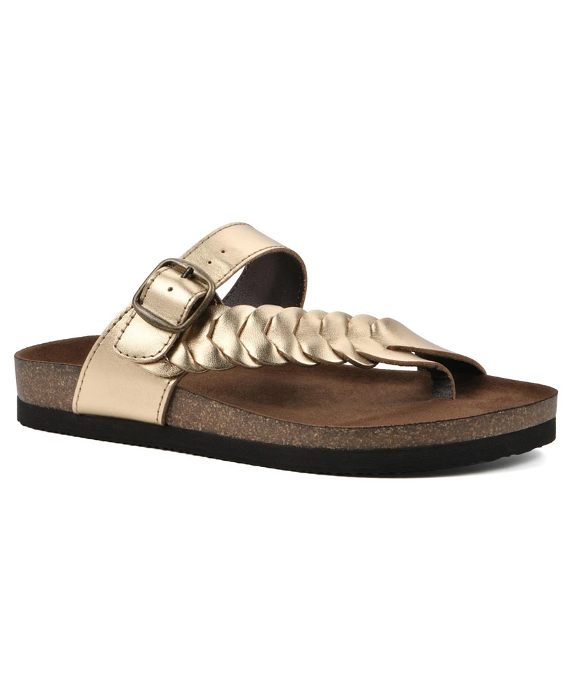 White Mountain Women's Happier Footbeds Sandals
