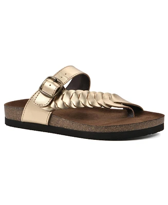 White Mountain Women's Happier Footbeds Sandals