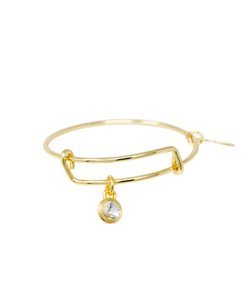 Zomi Gems Birthstone Bangle Bracelet for Kids