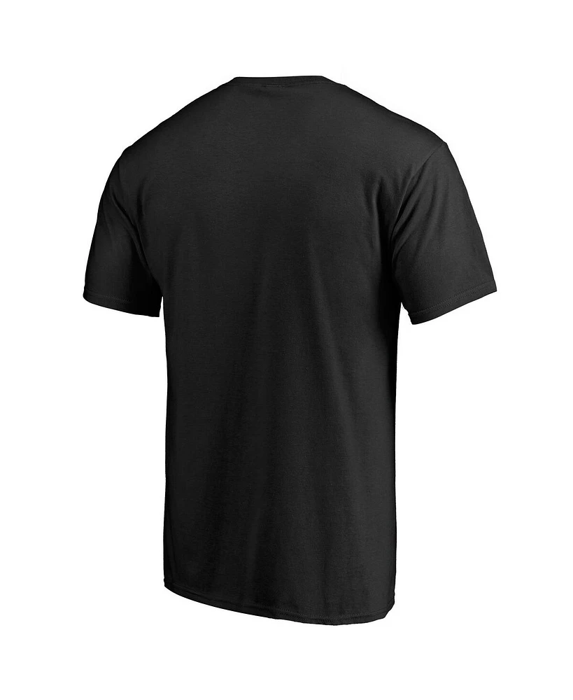 Men's Fanatics Black Toronto Blue Jays Midnight Mascot T-shirt
