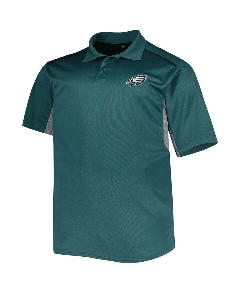 Men's Midnight Green Philadelphia Eagles Big and Tall Team Color Polo Shirt