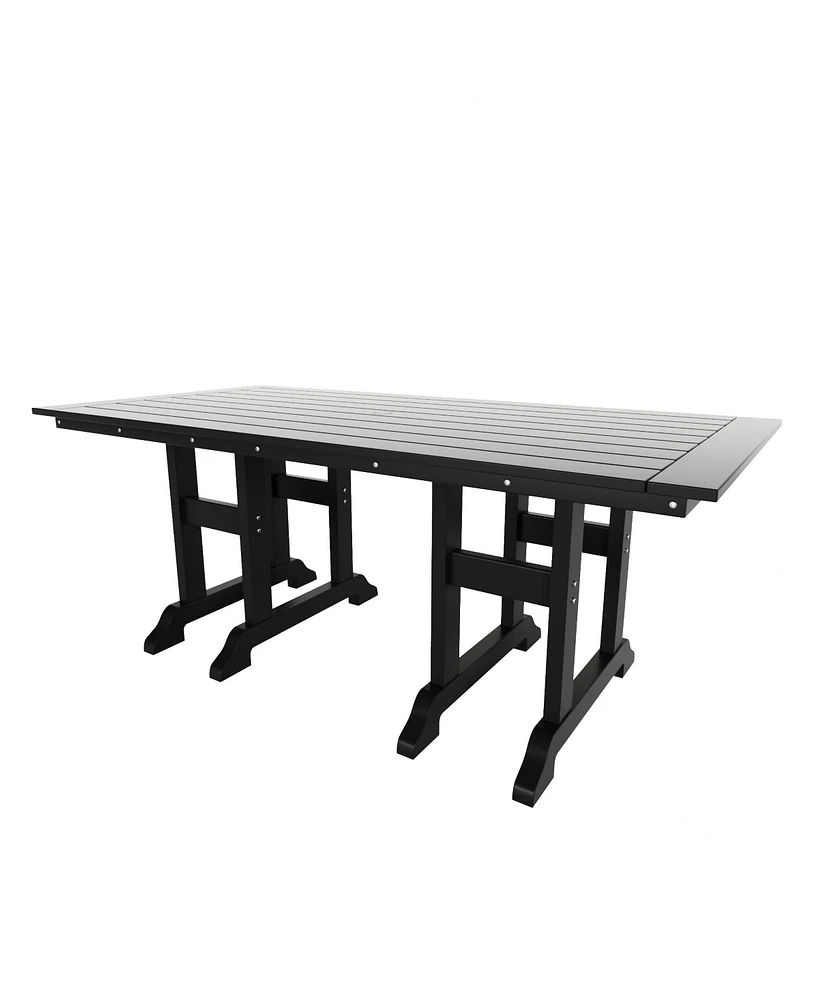 WestinTrends 71" Outdoor Patio Dining Table