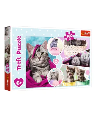 Trefl Red 160 Piece Kids Puzzle - Lovely Kittens