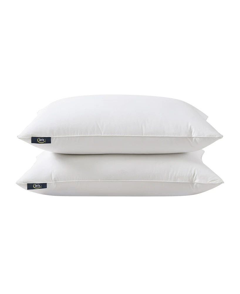Serta HeiQ Cooling Softy-Around Feather & Down 2-Pack Pillows