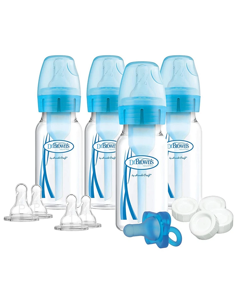 Dr. Browns Baby 14 Piece Options+ Preemie & Newborn Anti-Colic Baby Bottle Set