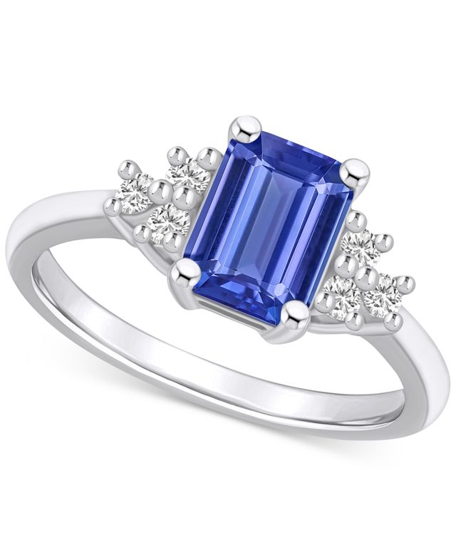 Tanzanite (1-5/8 ct. t.w.) & Diamond (1/5 Ring Set 14k Gold