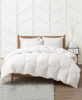 Closeout Unikome Medium Weight Extra Soft Goose Down Feather Fiber Comforter