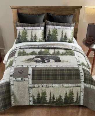 Donna Sharp Bear Panels Tree Quilt Set