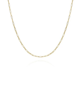 Vince Camuto Gold-Tone Paper Clip Chain Link Necklace
