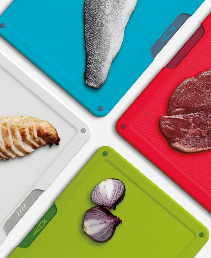 Joseph Joseph Folio Icon 4-Piece Chopping Board Set with Storage Case