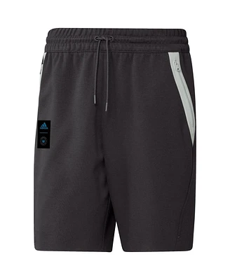 Men's adidas Black Charlotte Fc 2023 Player Travel Shorts