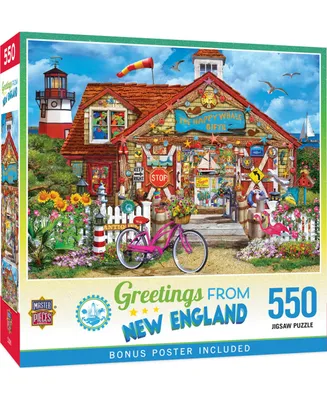 Masterpieces Greetings From New England - 500 Piece Jigsaw Puzzle