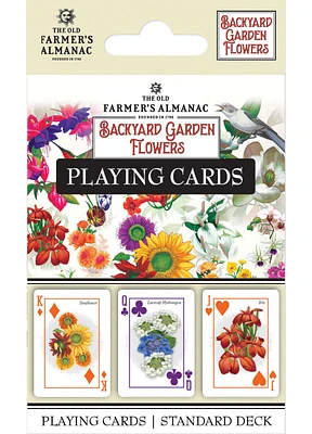 Masterpieces Backyard Garden Flowers Playing Cards - 54 Card Deck