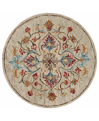 Lr Home Sweet Sinuo-102 4' x 4' Round Area Rug