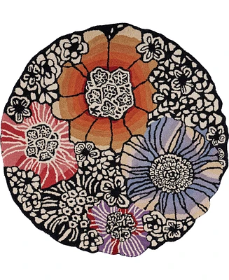Lr Home Sweet Sinuo-106 4' x 4' Round Area Rug