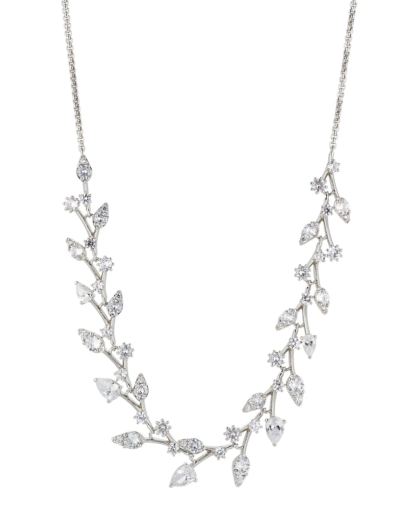 Eliot Danori Cubic Zirconia Adjustable Frontal Necklace