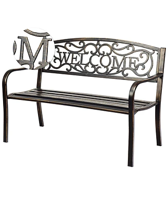 Garden Bench Outdoor Furniture Porch Path Loveseat Chair