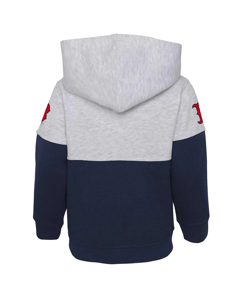 Toddler Boys and Girls Navy, Heather Gray Boston Red Sox Two-Piece Playmaker Set