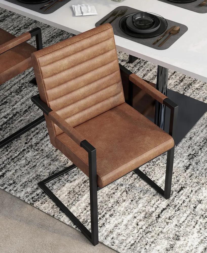 Oliver Upholstered Arm Chair 2 Piece Set