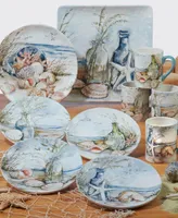 Certified International Coastal Landscape Set of 4 Mug 14 oz.
