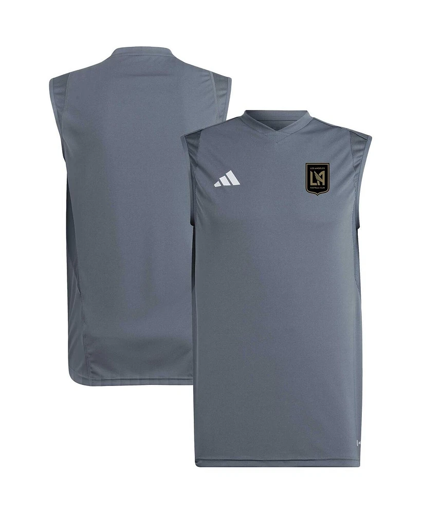Men's adidas Gray Lafc 2023 On-Field Sleeveless Training Jersey